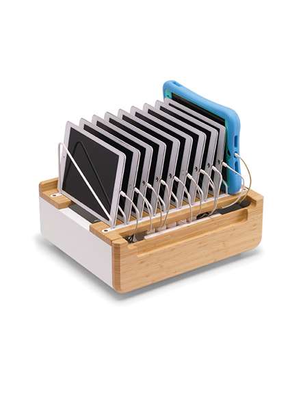 Device Management Stand- holds 10 devices