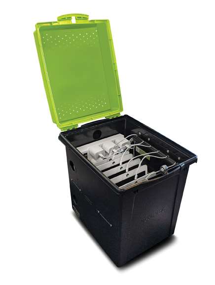 Tech Tub Standard for Large Adapters - holds 6 devices