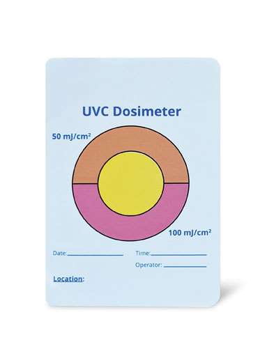 UV Tech Tub Dosimeter Card