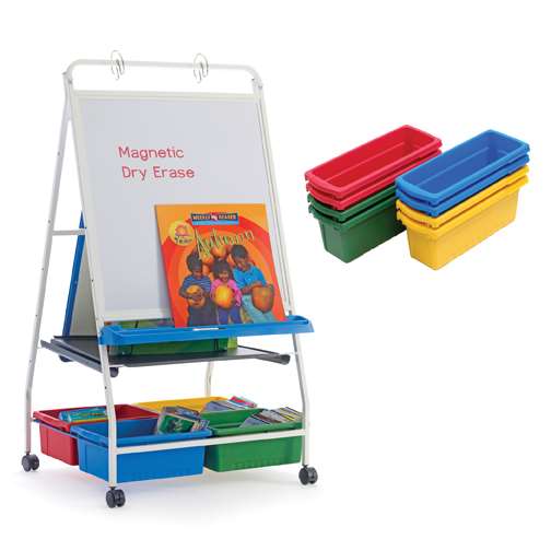 Classic Royal® Reading Writing Center with 8 Small Open Tubs
