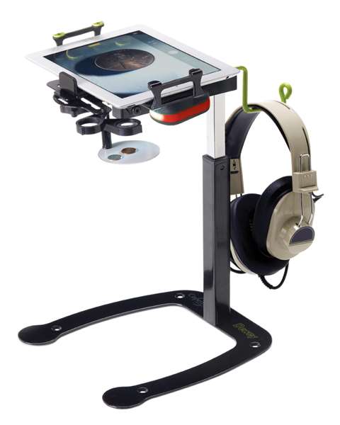 Dewey the Document Camera Stand with microscope and light