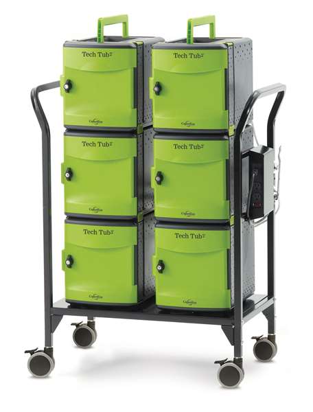 Tech Tub2 Modular Cart for Large Adapters (holds up to 32 devices)