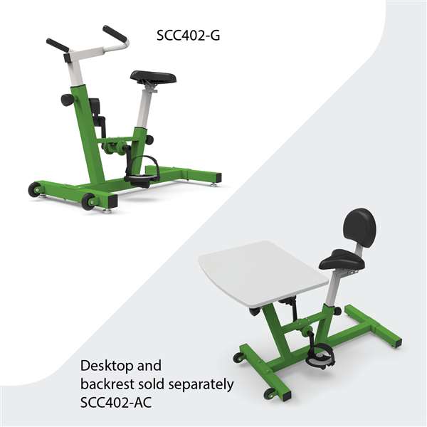 Self-regulation Classroom Bike + Large Desktop and Backrest Kit (sold separately)