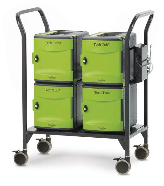 Tech Tub2 Modular Cart- holds 24 devices