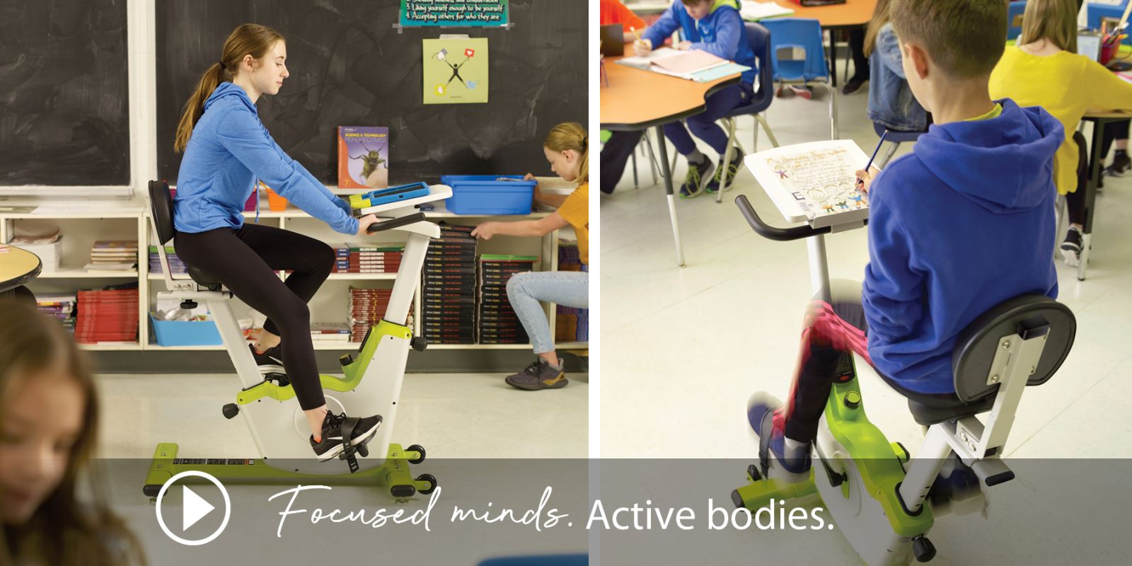 Self-regulation Classroom Cruiser Kids Stationary Bike 