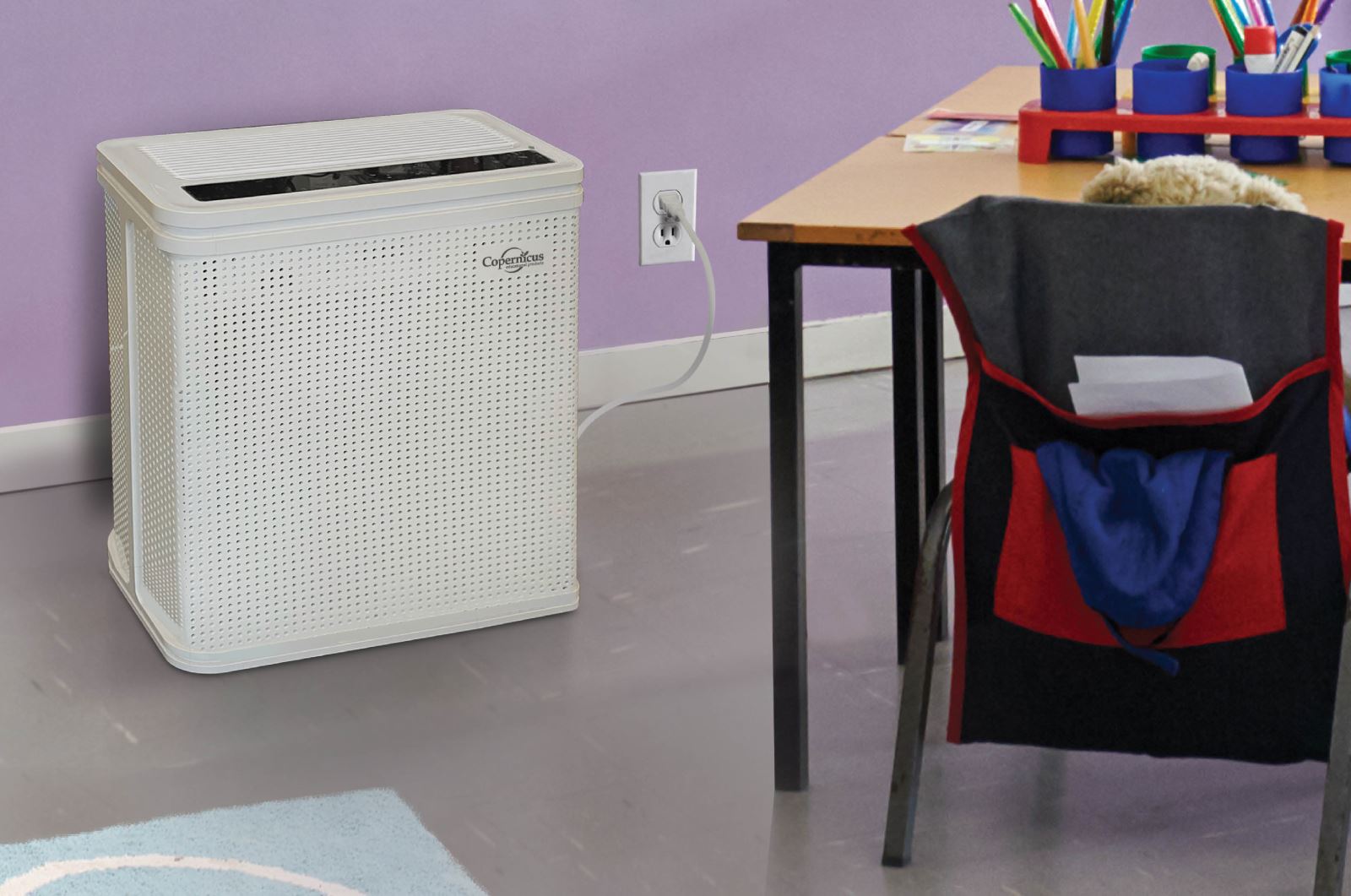 True HEPA Air Purifier in the classroom