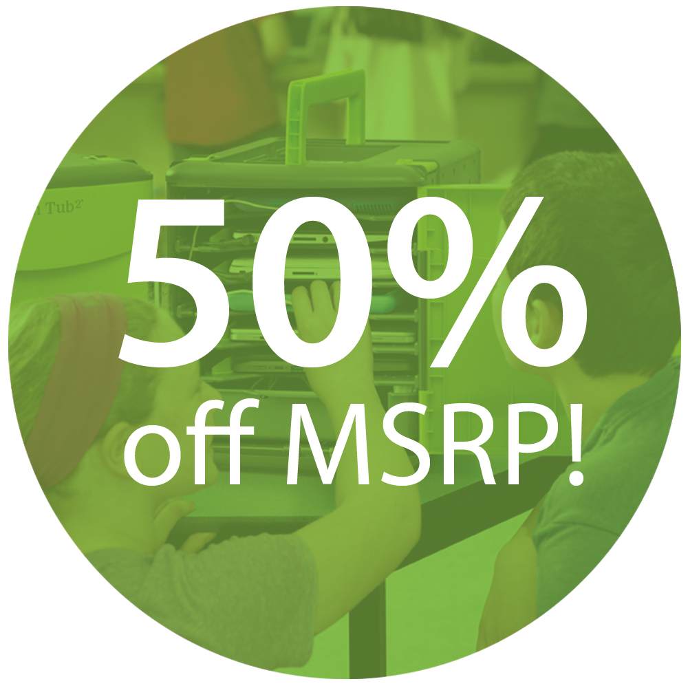 50% off MSRP 