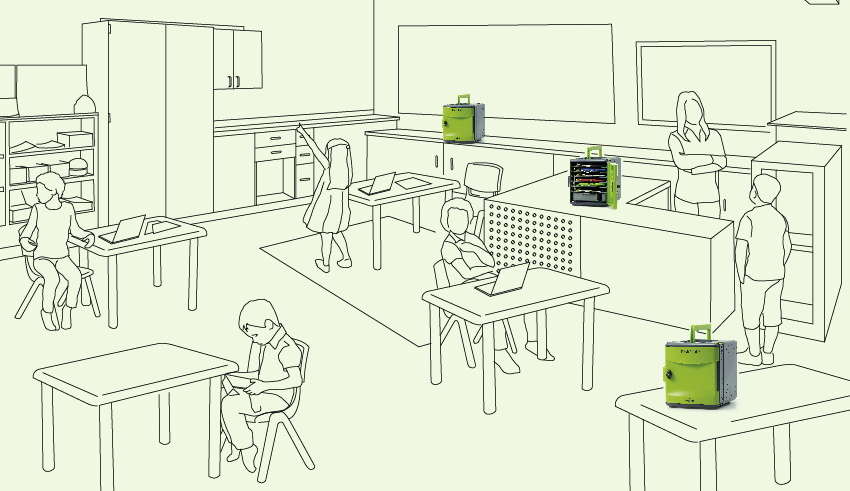 Tech Tub2 for physical distancing